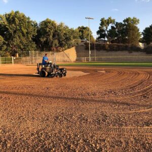 Aeration to prepare soil for future planting